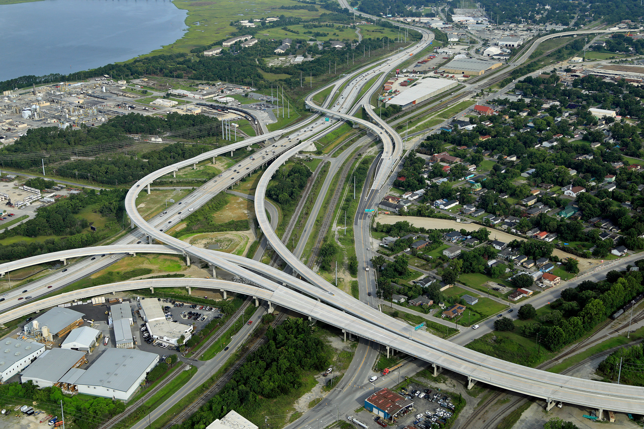 port access road construction charleston south carolina